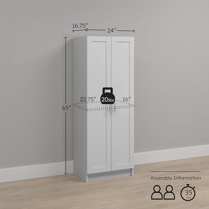 Prepac Elite Plus 24" Wide Storage Accent Cabinet - Image 3