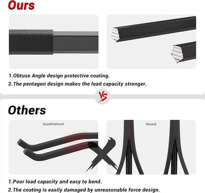 Ultrawall Garage Storage Hooks, Heavy Duty Steel Tool Organizer, 12.4 Inch Wall - Image 4