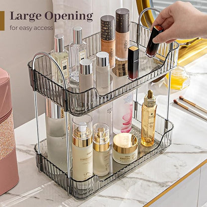 Aveniee Bathroom Counter Organizer Countertop, Makeup Perfume Shelf Storage - Image 2