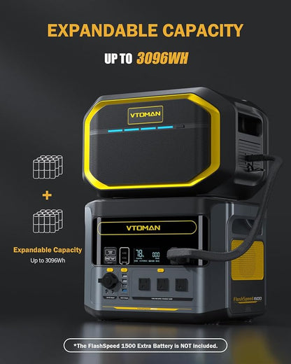 VTOMAN FlashSpeed 1500 Portable Power Station 1548Wh - Image 5