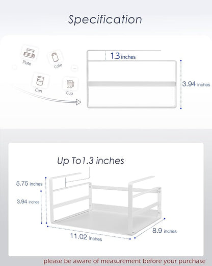 Nxconsu 2Pack Under Shelf Storage Basket Organizer Hanging Holder - Image 2
