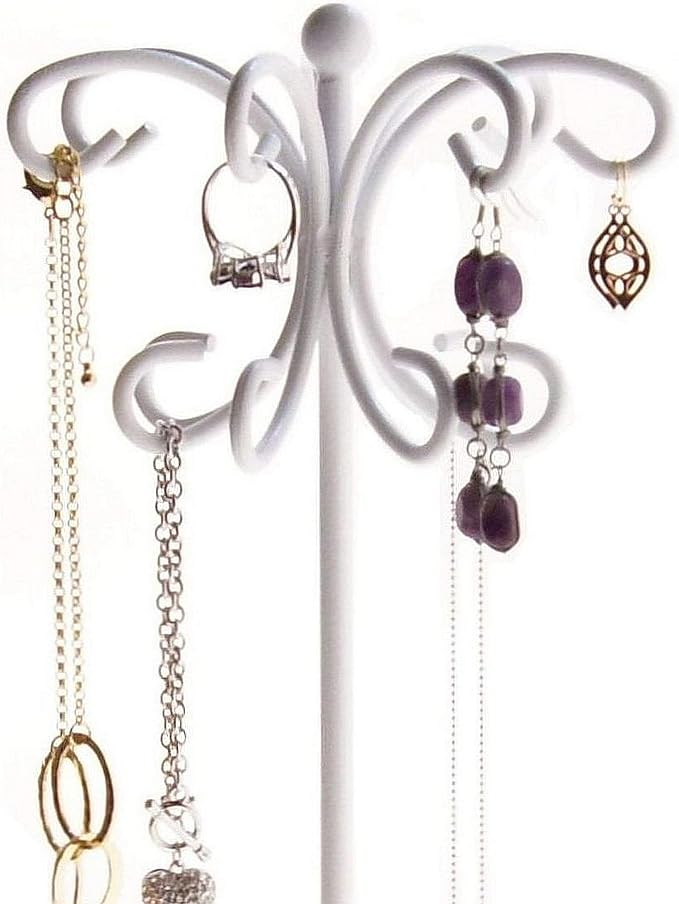 Angelynn's Sturdy Long Necklace Holder Organizer Tall Tabletop Pendant Display - Image 3