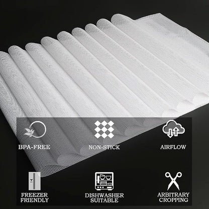 Mesh Silicone Dehydrator Sheets, 10x11 in 10 Pcs/Sets - Image 6