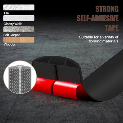 Floor Cord Cover Self Adhesive Cord Hider, 10FT Cable Management, Extension - Image 4