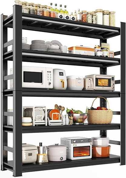Garage Storage Shelves, 5 Tier Shelving Unit, 40 inch Wide, 18” Deep, 78” Tall by BEESTMUEBLE