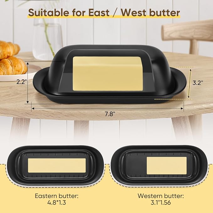 Butter Dish with Lid, Butter Keeper - Image 3