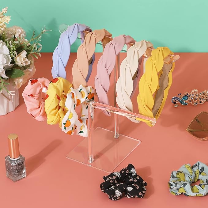 Headband Holder Scrunchie Holders Acrylic, Headband Display Stand, Scrunchie - Image 6