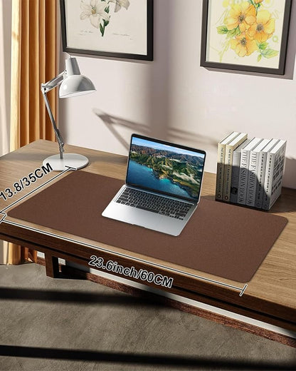 Small Desk Mat, Leather Desk mat, Desk Mouse pad, Office Desk mat, Laptop Mat - Image 7