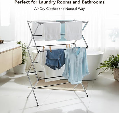 Displays By Jack Portable Collapsible Clothing Dryer Rack, Foldable Drying Rack - Image 5