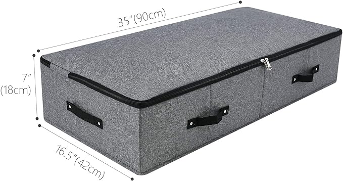 Omygarden Foldable Fabric Sturdy Under Bed Storage Box - Image 2