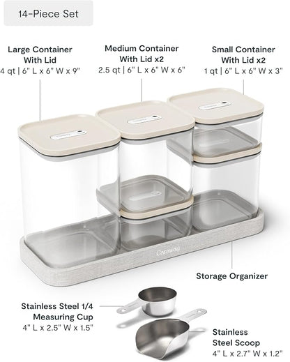 Caraway 14-Piece Glass Airtight Food Storage Containers - Image 3