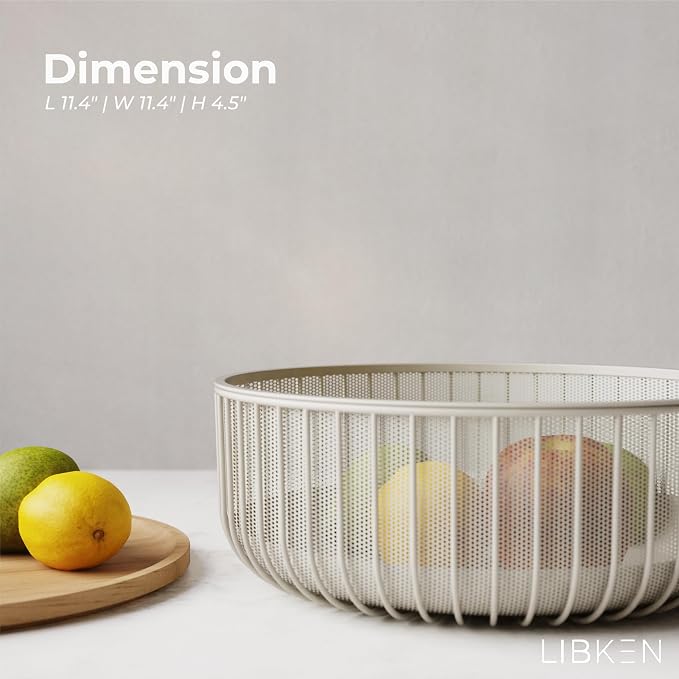 Metal Wire Mesh Fruit Baskets - Image 3