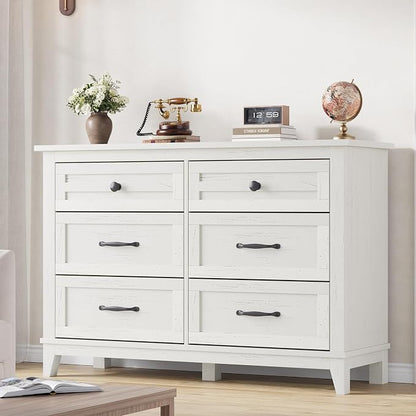 GarveeHome 6 Dresser for Bedroom, 47 in Wide Drawer Dresser by GarveeHome