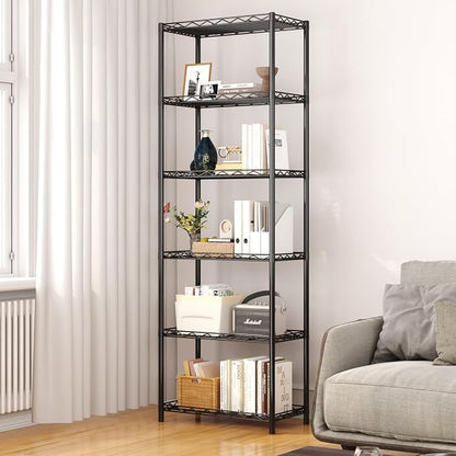 HOMEFORT 6-Tier Wire Shelving, 6 Shelves Unit Metal Storage Rack, Durable - Image 5