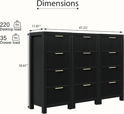 Modern Solid Wood Chest of Drawers, Dresser Organizer - Image 2