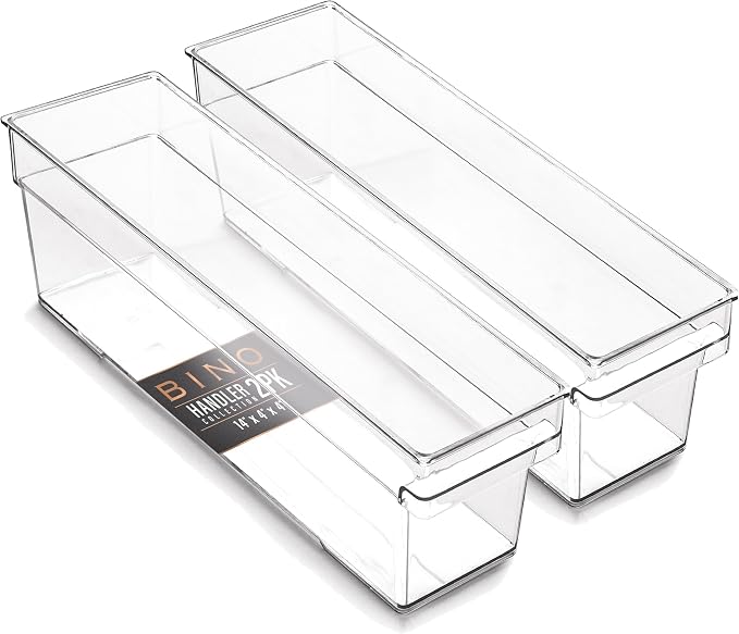 BINO | Plastic Storage Bins, Small | THE HANDLER COLLECTION | Multipurpose by BINO