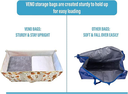 VENO 4 Pack Moving Bags and Large Christmas Storage Bins - Image 4