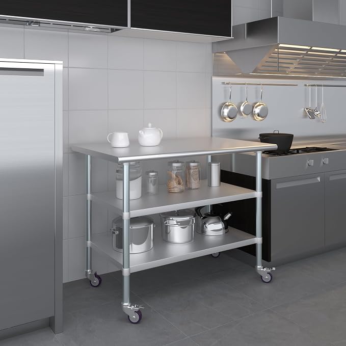 AmGood Stainless Steel Work Table - Image 7