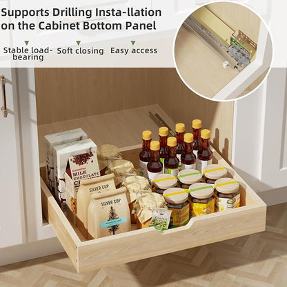 Pull Out Drawers for Cabinets, 22½” W x 21” D Soft Close Slide Out Drawers for - Image 5
