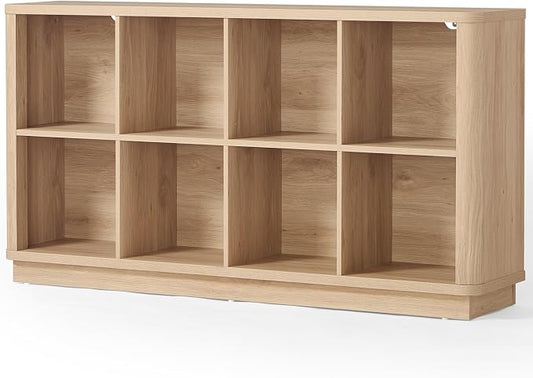 8 Cube Storage Book Shelf, Floor Standing Wooden Cubby Bookcase by Joaxswe