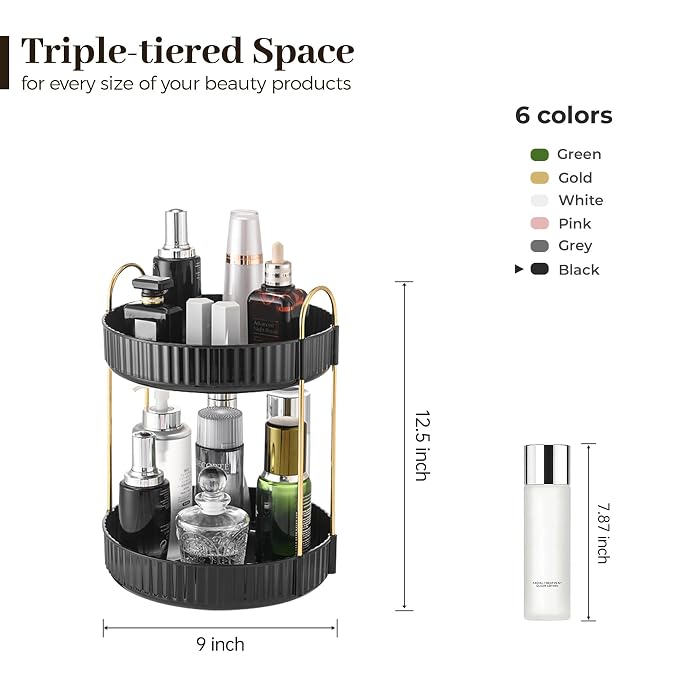 Aveniee 360 Rotating Makeup Organizer - Image 4