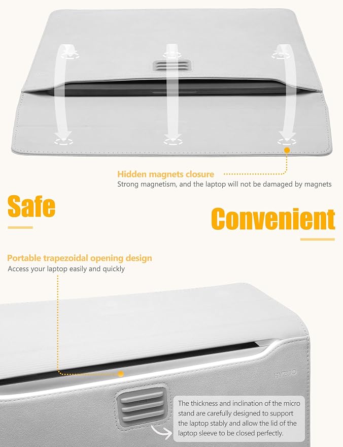 HYZUO 15-16 Inch Laptop Sleeve Case - Image 4