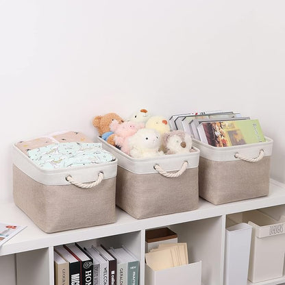 Bidtakay Large Fabric Baskets - Image 5