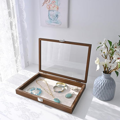 MOOCA Jewelry Display Case, Display Case Accessories Storage Box - Image 6