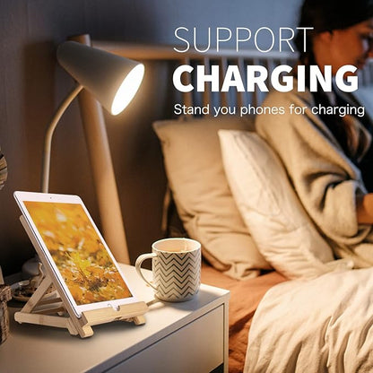 Bamboo Tablet Stand Holder - Image 4