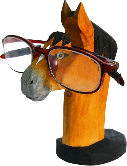 Red Dollar Handmade Wood Carved Animal Eyeglass Holder, Cute Sunglasses Display by RedDollar