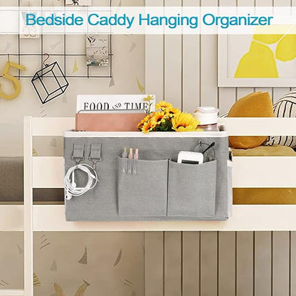 Loghot Bedside Caddy/Bedside Storage Bag Hanging Organizer - Image 3