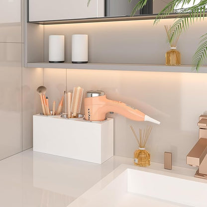 Hair Tool Organizer, Wall Mount Hair Dryer Holder - Image 4