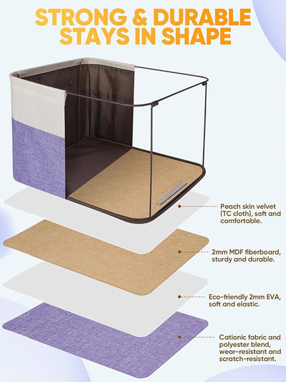 BALEINE 4 Pack Fabric Storage Bins - Image 3