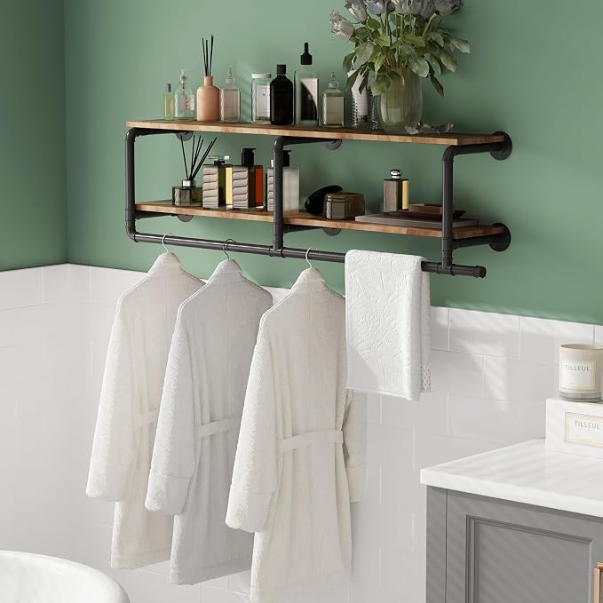 ORSENIGO Industrial Pipe Clothing Rack - Image 7