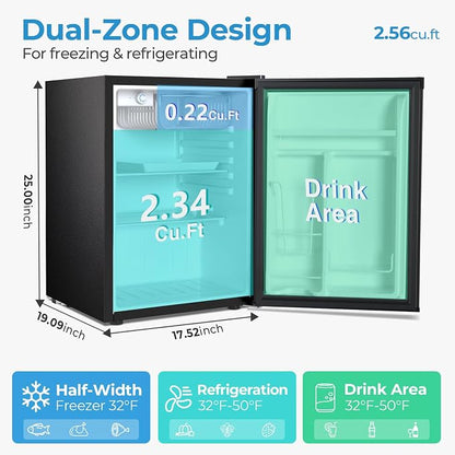 Antarctic Star 2.56 Cu.Ft. Mini Fridge - Image 2