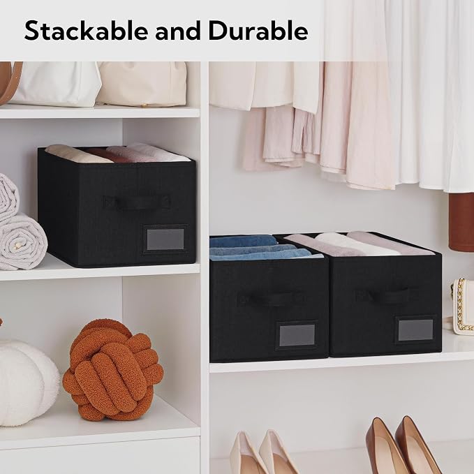 GRANNY SAYS Shelf Storage Bins, Fabric Storage Baskets - Image 2