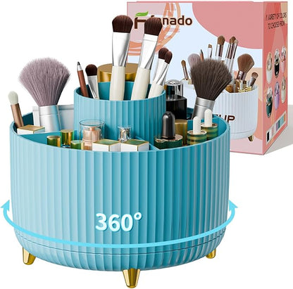 360° Rotate Makeup Brush Holder Organizer, Makeup Organizers Countertop by Unknown