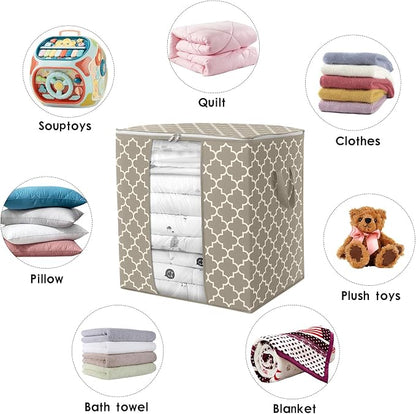 WISELIFE Storage Bags 8 Pack/100L Large Blanket Clothes Organization and - Image 7