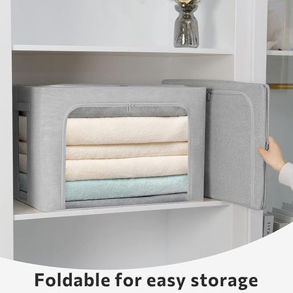 FHSQX 2 Pack Clear Window Storage Bins - Image 3