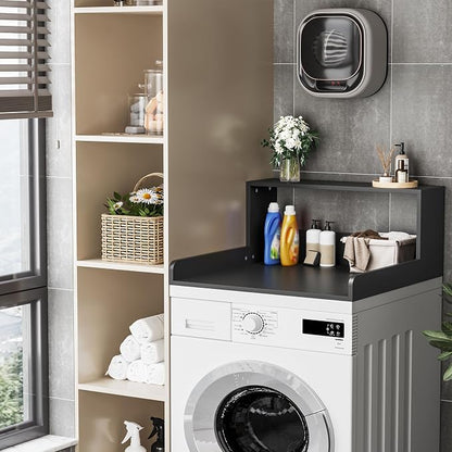 Washer Dryer Countertop with Shelf, 27.5" D x 27.5" W x 12.6" H, Sturdy Wood - Image 6