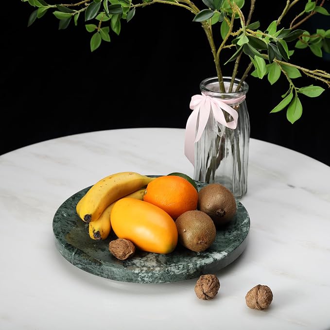 Marble Lazy Susan, 12in Lazy Susan Turntable Organizer - Image 9