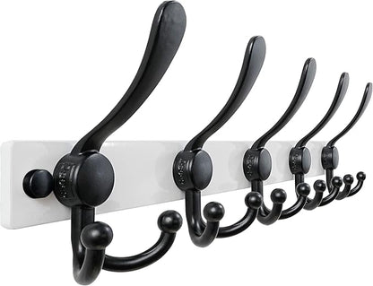 Dseap Coat Rack Wall Mount 2.0 Pro: Heavy Duty 300% Thicker, Stainless Steel by Dseap