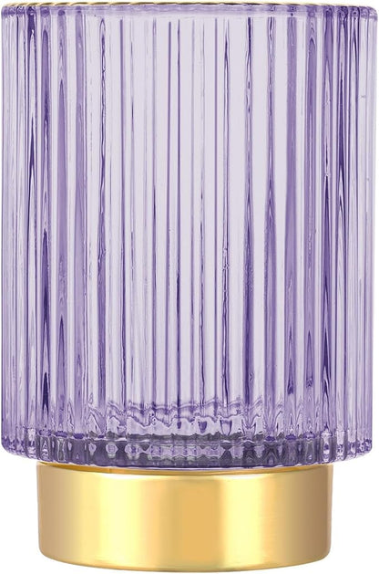 DASITON Makeup Brush holder Organizer, Crystal Cosmetic Makeup Brush Glass by DASITON