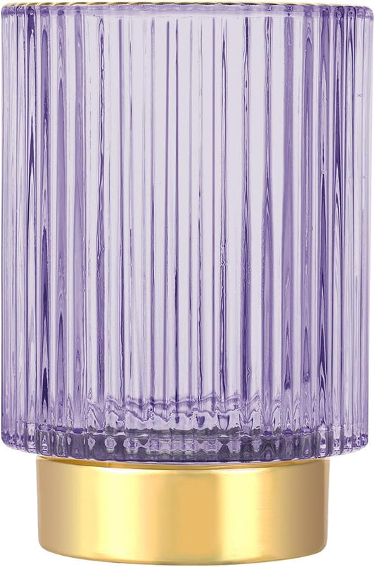 DASITON Makeup Brush holder Organizer, Crystal Cosmetic Makeup Brush Glass by DASITON