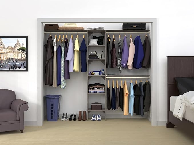 ClosetMaid SuiteSymphony Wood Closet Organizer Starter Kit - Image 2