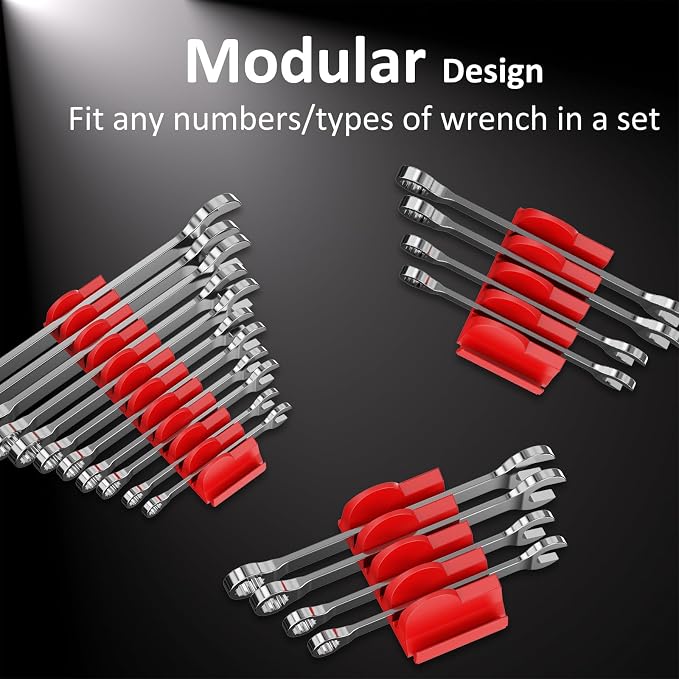 24pcs Magnetic Modular Wrench Organizers - Image 3