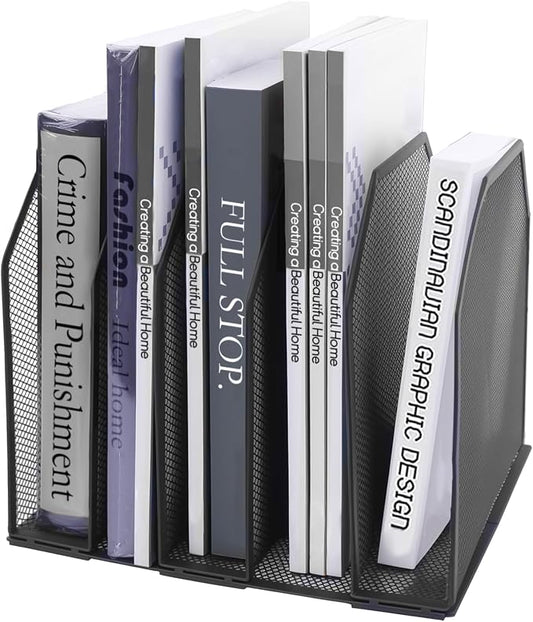 Adjustable Desk File Organizer, Detachable Office Folder Organizer, Compact by SUPPLYDEPOT