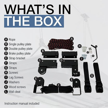 StoreYourBoard Cargo Box Pulley System – Heavy-Duty Garage Hoist Lift - Image 7