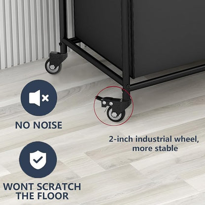 Laundry Sorter 4 Section Hamper Sorter - Image 6
