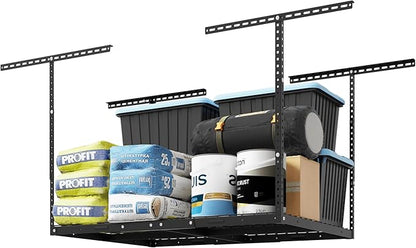FLEXIMOUNTS 3x4 Overhead Garage Storage Rack, Adjustable Organization System by FLEXIMOUNTS